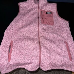 L.L. Bean Heathered Pink Vest